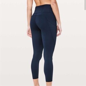 Lululemon 7/8 Length Navy Blue